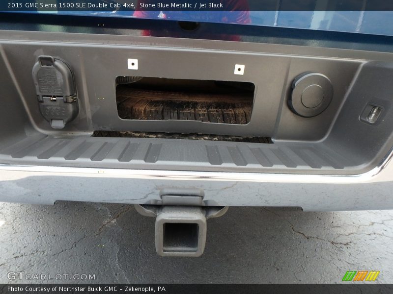 Stone Blue Metallic / Jet Black 2015 GMC Sierra 1500 SLE Double Cab 4x4