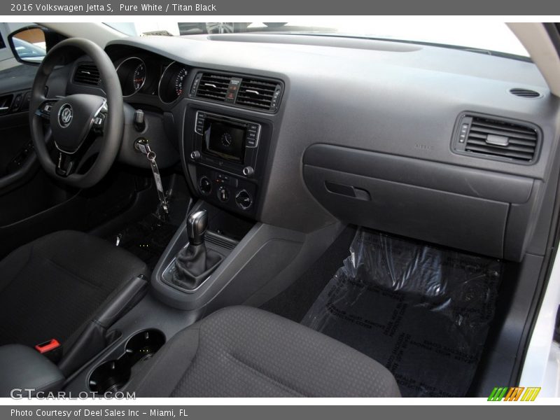 Pure White / Titan Black 2016 Volkswagen Jetta S