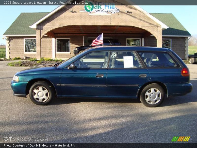 Spruce Pearl Metallic / Gray 1998 Subaru Legacy L Wagon
