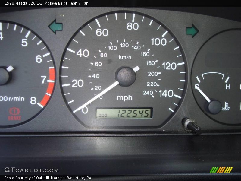 Mojave Beige Pearl / Tan 1998 Mazda 626 LX