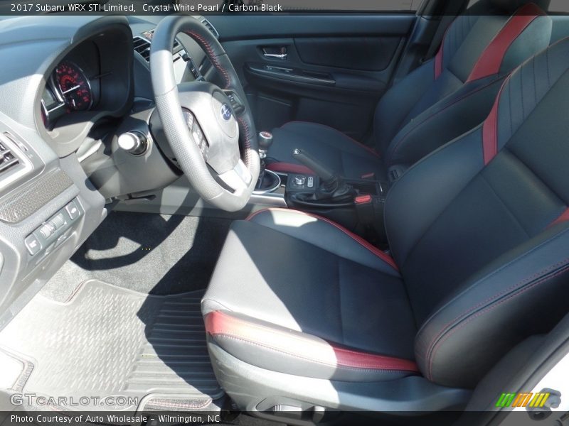 Front Seat of 2017 WRX STI Limited