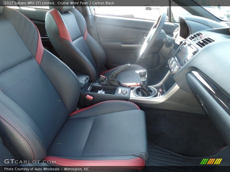 Front Seat of 2017 WRX STI Limited