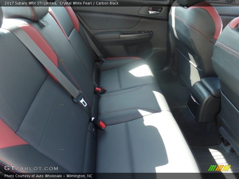 Rear Seat of 2017 WRX STI Limited