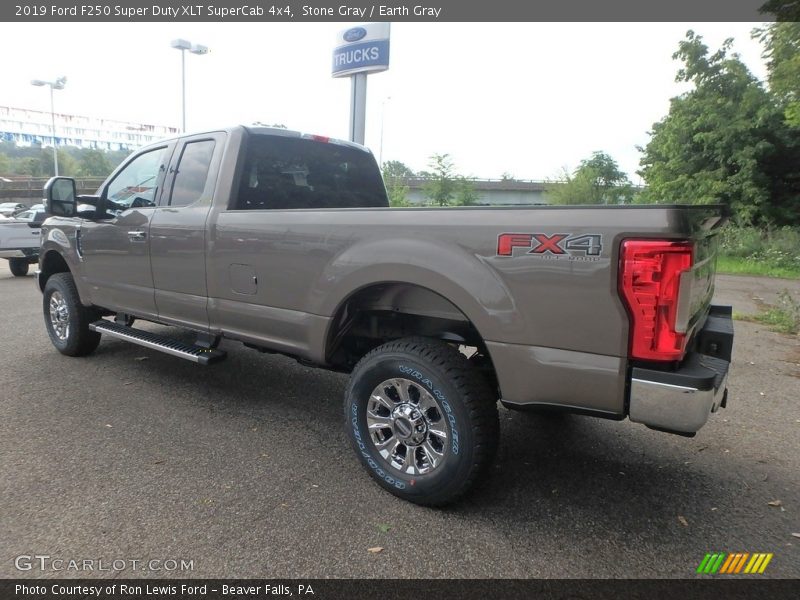 Stone Gray / Earth Gray 2019 Ford F250 Super Duty XLT SuperCab 4x4