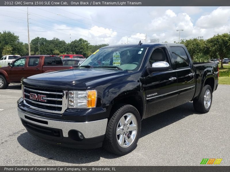 Onyx Black / Dark Titanium/Light Titanium 2012 GMC Sierra 1500 SLE Crew Cab