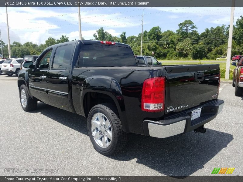 Onyx Black / Dark Titanium/Light Titanium 2012 GMC Sierra 1500 SLE Crew Cab