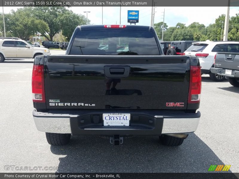Onyx Black / Dark Titanium/Light Titanium 2012 GMC Sierra 1500 SLE Crew Cab