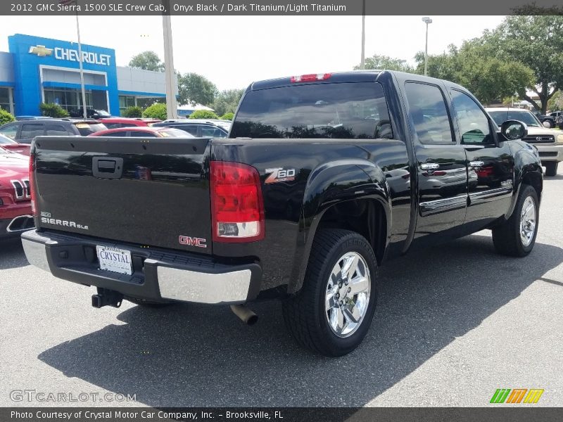 Onyx Black / Dark Titanium/Light Titanium 2012 GMC Sierra 1500 SLE Crew Cab