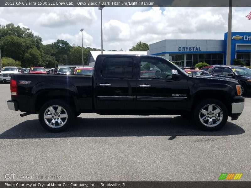 Onyx Black / Dark Titanium/Light Titanium 2012 GMC Sierra 1500 SLE Crew Cab