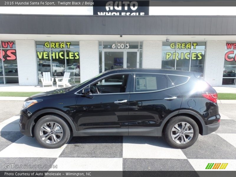 Twilight Black / Beige 2016 Hyundai Santa Fe Sport