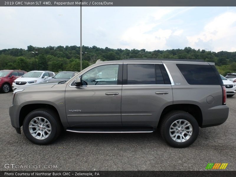 Pepperdust Metallic / Cocoa/Dune 2019 GMC Yukon SLT 4WD