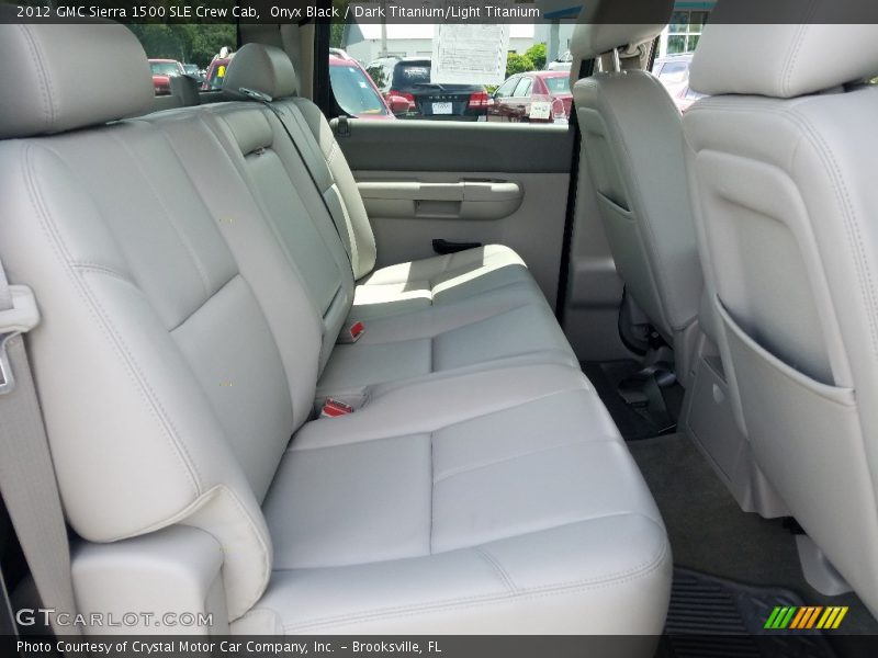 Onyx Black / Dark Titanium/Light Titanium 2012 GMC Sierra 1500 SLE Crew Cab