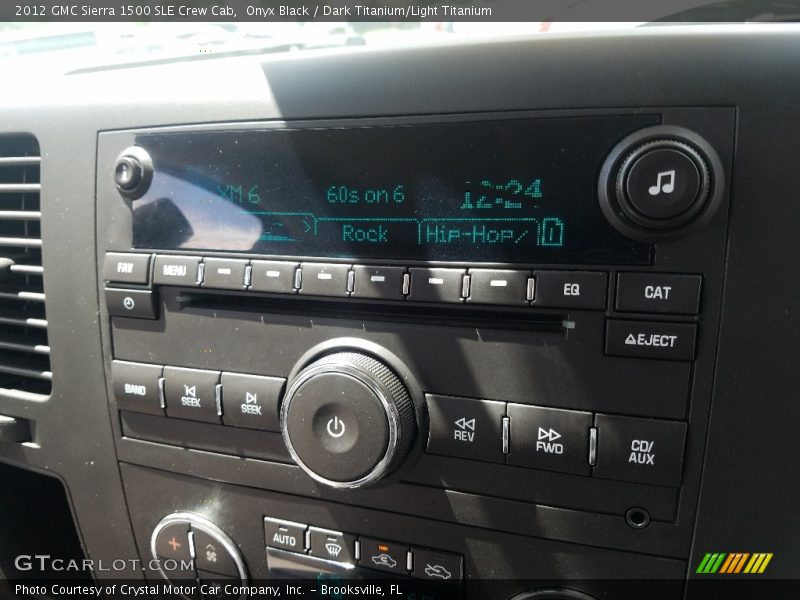 Onyx Black / Dark Titanium/Light Titanium 2012 GMC Sierra 1500 SLE Crew Cab