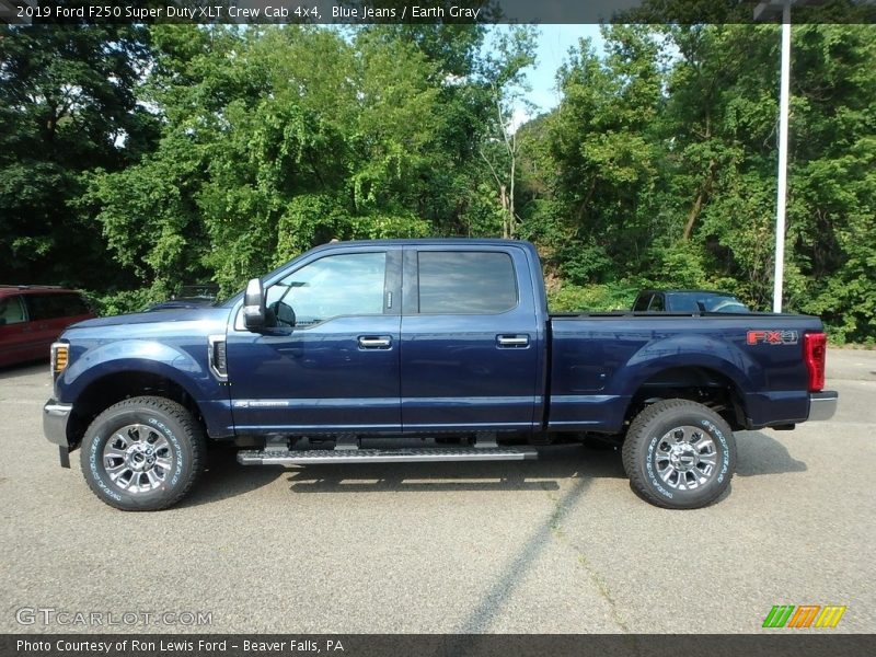  2019 F250 Super Duty XLT Crew Cab 4x4 Blue Jeans