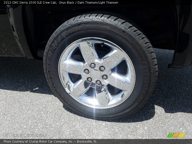 Onyx Black / Dark Titanium/Light Titanium 2012 GMC Sierra 1500 SLE Crew Cab