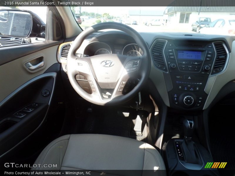 Twilight Black / Beige 2016 Hyundai Santa Fe Sport