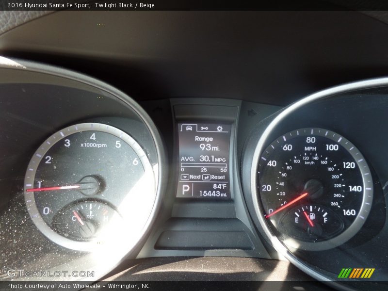 Twilight Black / Beige 2016 Hyundai Santa Fe Sport