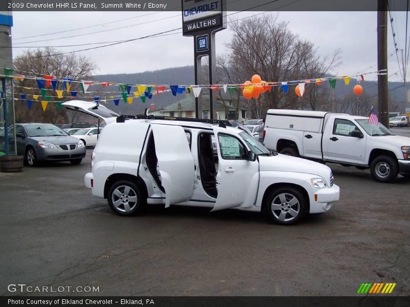 Summit White / Ebony 2009 Chevrolet HHR LS Panel