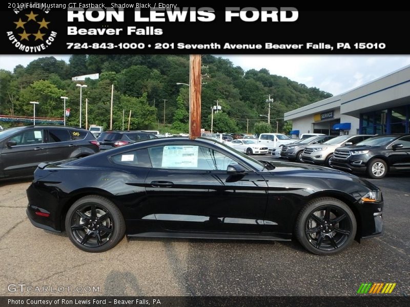 Shadow Black / Ebony 2019 Ford Mustang GT Fastback