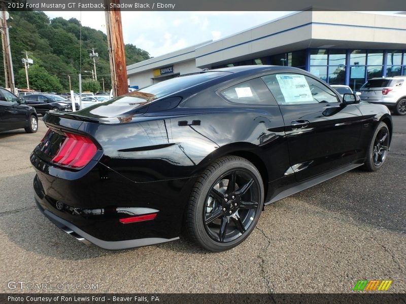Shadow Black / Ebony 2019 Ford Mustang GT Fastback