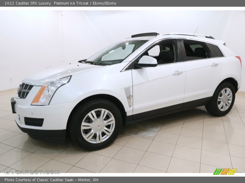 Platinum Ice Tricoat / Ebony/Ebony 2012 Cadillac SRX Luxury