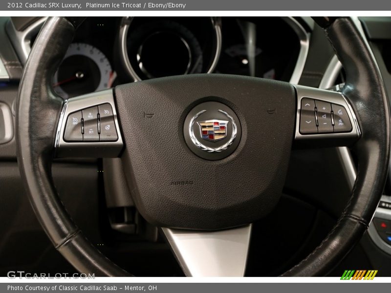 Platinum Ice Tricoat / Ebony/Ebony 2012 Cadillac SRX Luxury