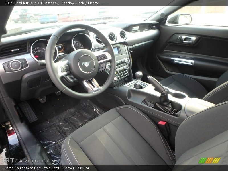  2019 Mustang GT Fastback Ebony Interior