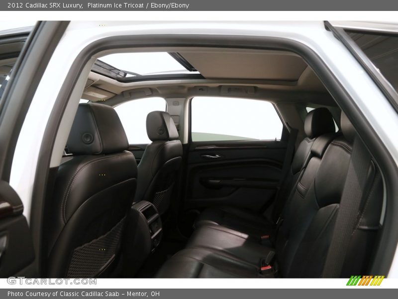 Platinum Ice Tricoat / Ebony/Ebony 2012 Cadillac SRX Luxury