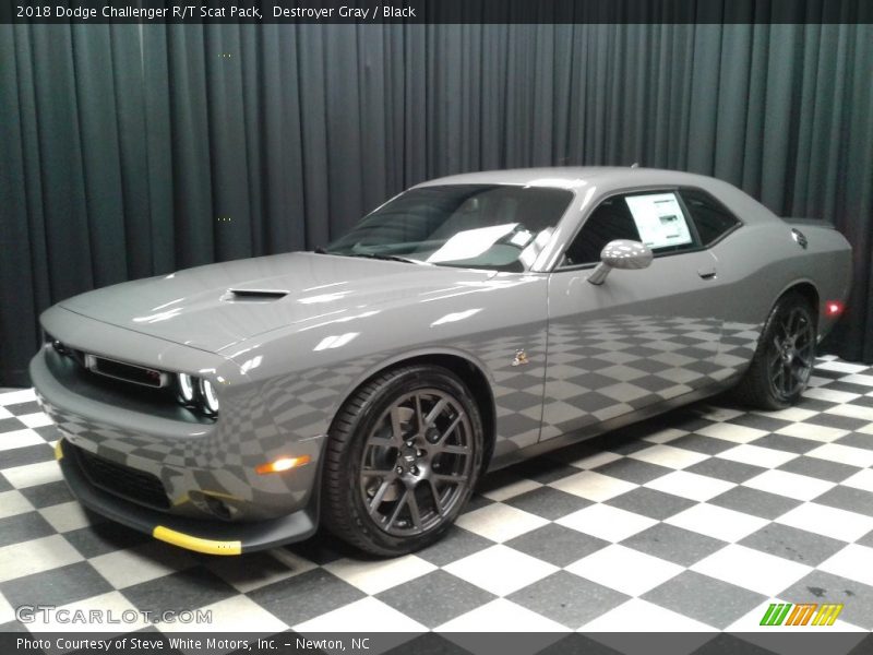 Destroyer Gray / Black 2018 Dodge Challenger R/T Scat Pack