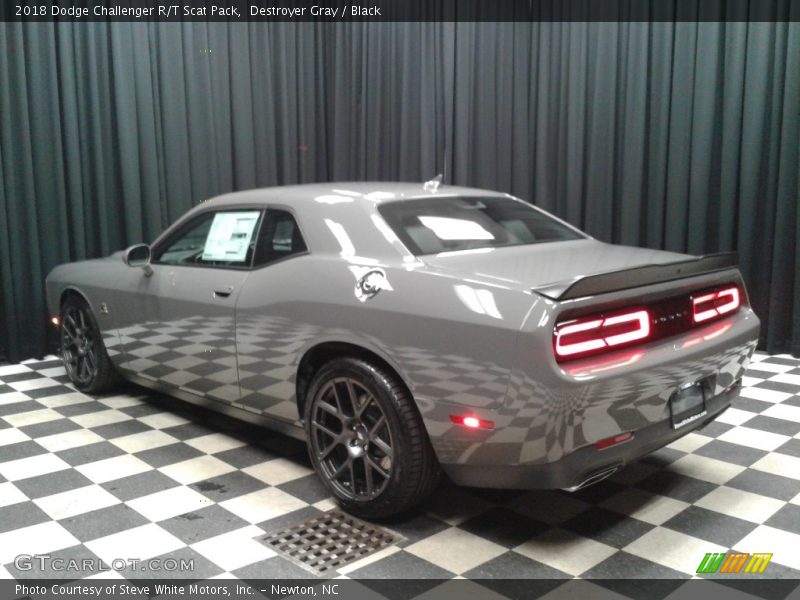 Destroyer Gray / Black 2018 Dodge Challenger R/T Scat Pack