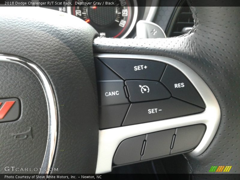 Destroyer Gray / Black 2018 Dodge Challenger R/T Scat Pack