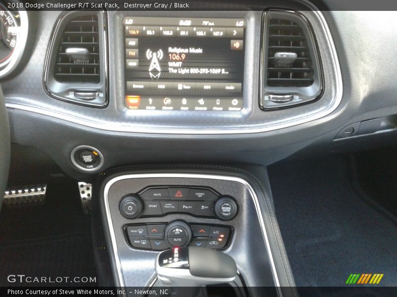 Destroyer Gray / Black 2018 Dodge Challenger R/T Scat Pack