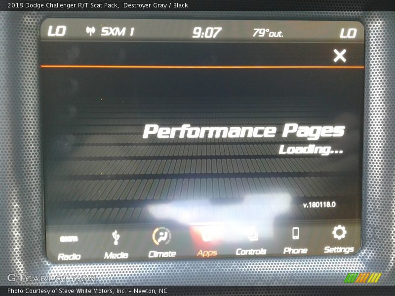 Destroyer Gray / Black 2018 Dodge Challenger R/T Scat Pack