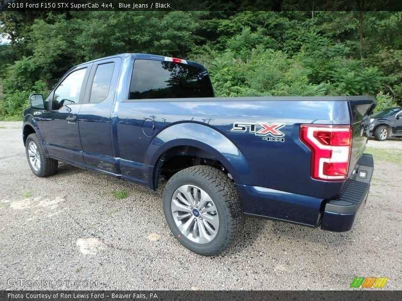 Blue Jeans / Black 2018 Ford F150 STX SuperCab 4x4