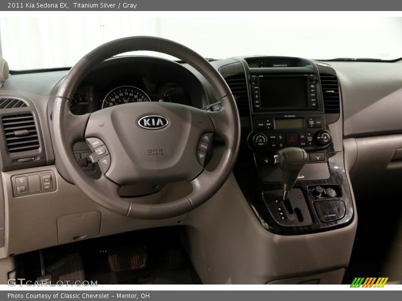 Titanium Silver / Gray 2011 Kia Sedona EX