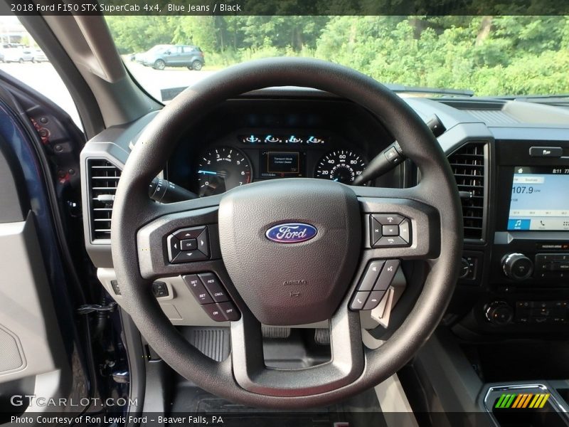 Blue Jeans / Black 2018 Ford F150 STX SuperCab 4x4