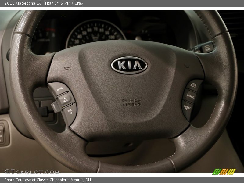 Titanium Silver / Gray 2011 Kia Sedona EX