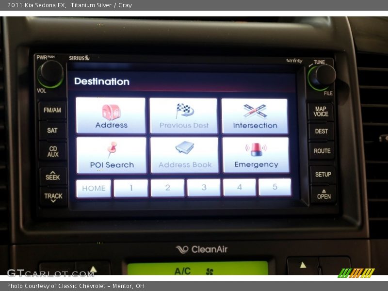 Titanium Silver / Gray 2011 Kia Sedona EX