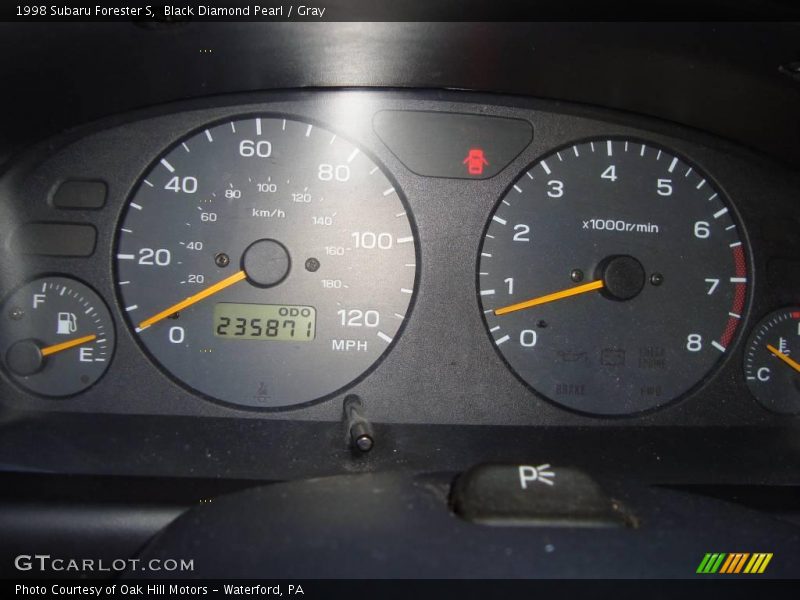 Black Diamond Pearl / Gray 1998 Subaru Forester S