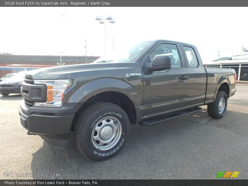 Magnetic / Earth Gray 2018 Ford F150 XL SuperCab 4x4