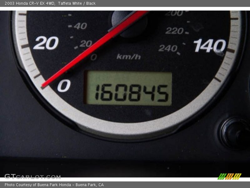 Taffeta White / Black 2003 Honda CR-V EX 4WD