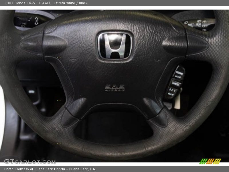 Taffeta White / Black 2003 Honda CR-V EX 4WD
