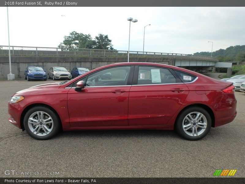 Ruby Red / Ebony 2018 Ford Fusion SE