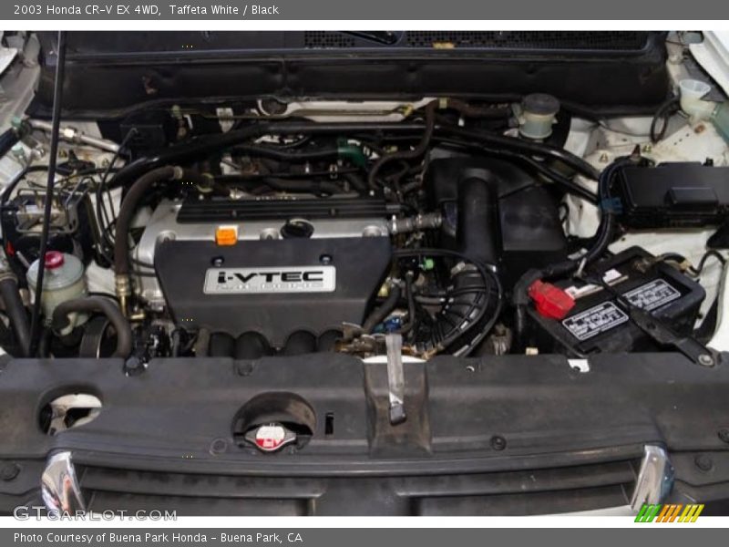 Taffeta White / Black 2003 Honda CR-V EX 4WD