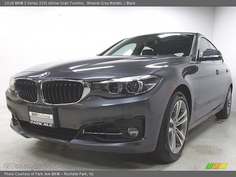 Mineral Grey Metallic / Black 2018 BMW 3 Series 330i xDrive Gran Turismo