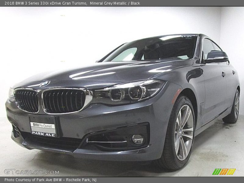 Mineral Grey Metallic / Black 2018 BMW 3 Series 330i xDrive Gran Turismo