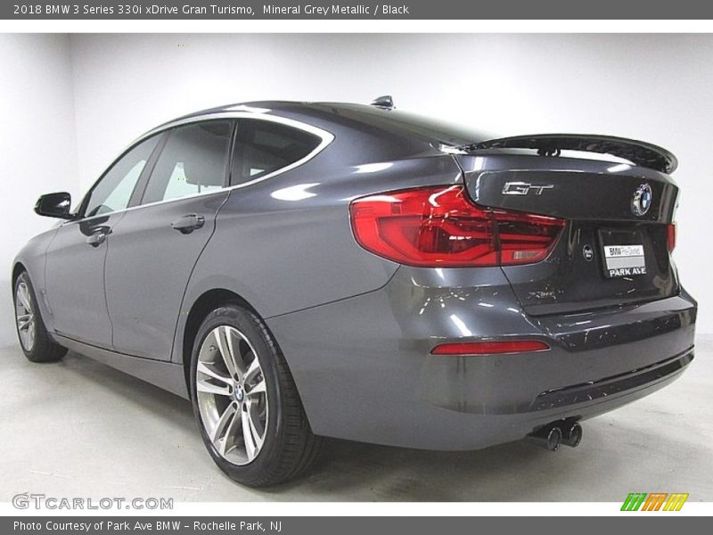 Mineral Grey Metallic / Black 2018 BMW 3 Series 330i xDrive Gran Turismo