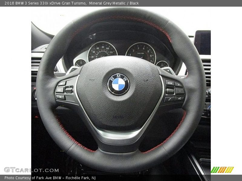 Mineral Grey Metallic / Black 2018 BMW 3 Series 330i xDrive Gran Turismo