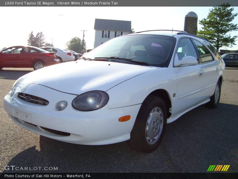Vibrant White / Medium Prairie Tan 1999 Ford Taurus SE Wagon