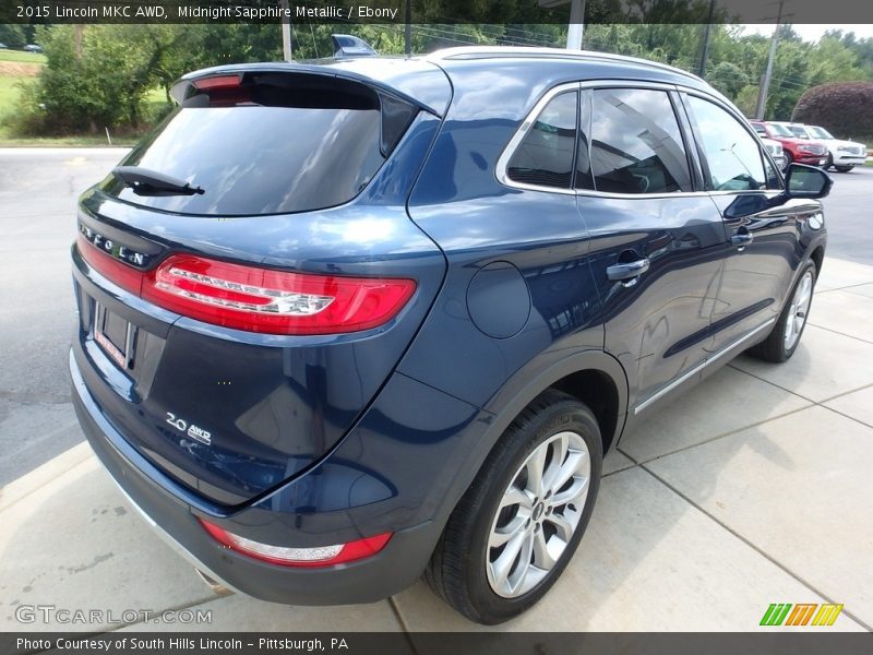 Midnight Sapphire Metallic / Ebony 2015 Lincoln MKC AWD
